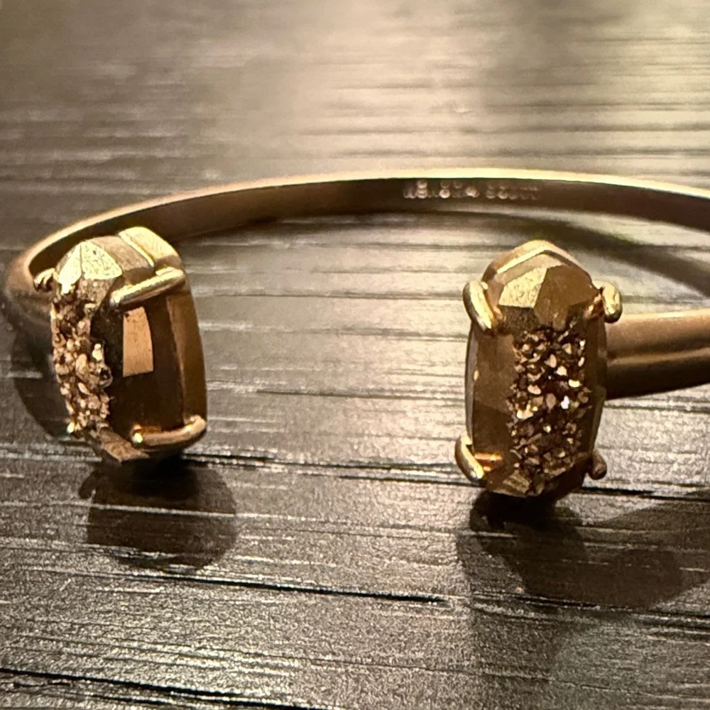 Kendra Scott Women’s Gold/Bronze Bracelet with Sparkle Accents